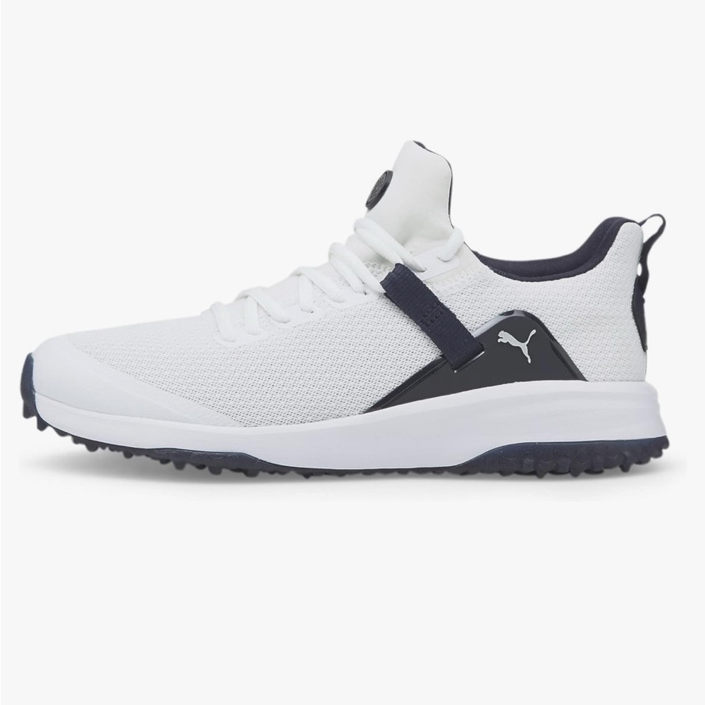 Puma Fusion Evo White/Navy Golf Shoes